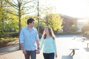 Corey Carolyn Philadelphia Engagement Session Wedding Photographer Race Street Pier photo