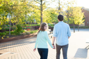 Corey Carolyn Philadelphia Engagement Session Wedding Photographer Race Street Pier photo