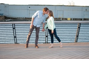 Corey Carolyn Philadelphia Engagement Session Wedding Photographer Race Street Pier photo