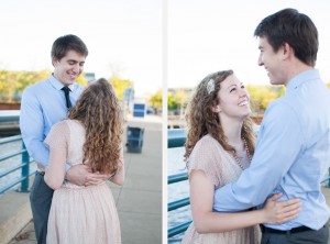 Corey Carolyn Philadelphia Engagement Session Wedding Photographer Race Street Pier photo