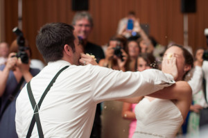 Erica-Derek-Valley Forge Military Academy Wedding-Main Line Wedding Cake Cutting photo