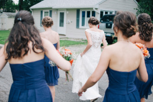 Purple Bridesmaids Dresses photo