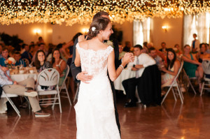 Casablanca Lace Wedding Dress First Dance Joseph's Country Manor Wedding Reception photo