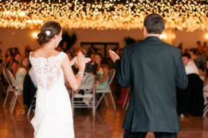 Casablanca Lace Wedding Dress Father Daughter Dance Joseph's Country Manor Wedding Reception photo