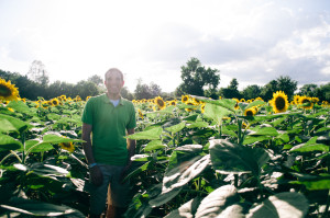 McKee Besher's Wildlife Management Area Sunflower Field 2013 photo