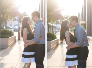 Becca + Chris - Old City Philadelphia Engagement Session - Alison Dunn Photography photo