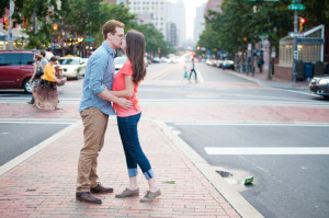 Becca + Chris - Old City Engagement Session - Penn's Landing - Alison Dunn Photography photo