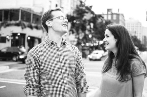 Becca + Chris - Old City Engagement Session - Penn's Landing - Alison Dunn Photography photo