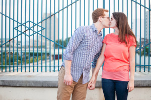 Becca + Chris - Old City Engagement Session - Penn's Landing - Alison Dunn Photography photo