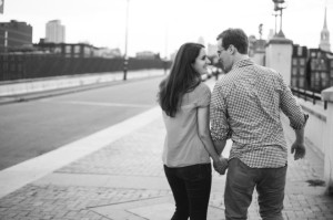 Becca + Chris - Old City Engagement Session - Penn's Landing - Alison Dunn Photography photo