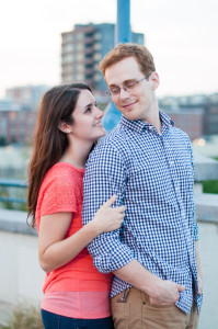 Becca + Chris - Old City Engagement Session - Penn's Landing - Alison Dunn Photography photo