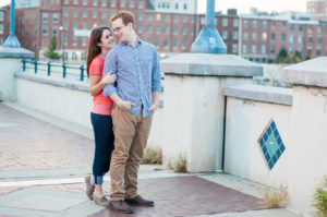 Becca + Chris - Old City Engagement Session - Penn's Landing - Alison Dunn Photography photo