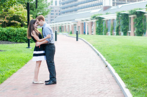 Becca + Chris - Old City Philadelphia Engagement Session - Alison Dunn Photography photo