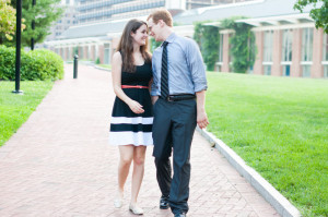 Becca + Chris - Old City Philadelphia Engagement Session - Alison Dunn Photography photo