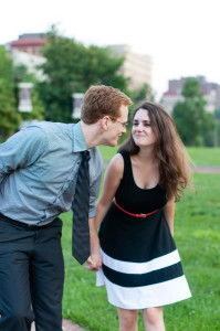 Becca + Chris - Old City Philadelphia Engagement Session - Alison Dunn Photography photo