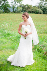 Strapless Oleg Cassini Mermaid Wedding Dress Gown CRL277 photo