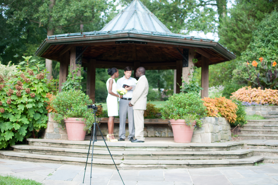 Brookside Gardens Wedding Ceremony Gazebo Wheaton Silver Spring Maryland Wedding Photographer photo