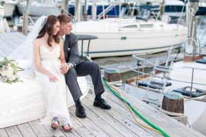 Kait+Travis - Annapolis Maritime Museum - Horn Point Harbor Marina - Maryland Wedding Photographer - Alison Dunn Photography photo