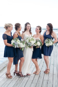 Kait+Travis - Annapolis Maryland Wedding Photographer - Horn Point Harbor Marina Bridesmaid Wedding Party Photos - Alison Dunn Photography photo