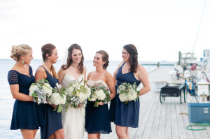 Kait+Travis - Annapolis Maryland Wedding Photographer - Horn Point Harbor Marina Bridesmaid Wedding Party Photos - Alison Dunn Photography photo