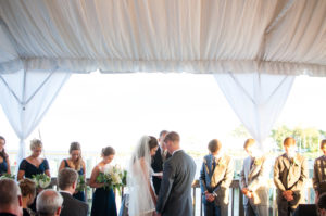 Kait+Travis - Annapolis Maryland Wedding Photographer - Maritime Museum Tented Wedding Ceremony - Alison Dunn Photography photo