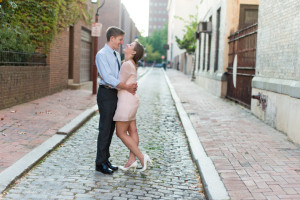 Jeff + Alex - Old City Engagement Session - Philadelphia Wedding Photographer - Alison Dunn Photography photo