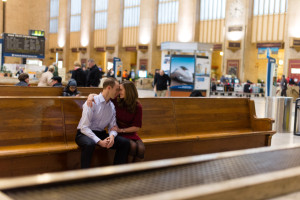 Chris-Katie - 30th Street Station - Philadelphia Anniversary Couples Session - Alison Dunn Photography photo