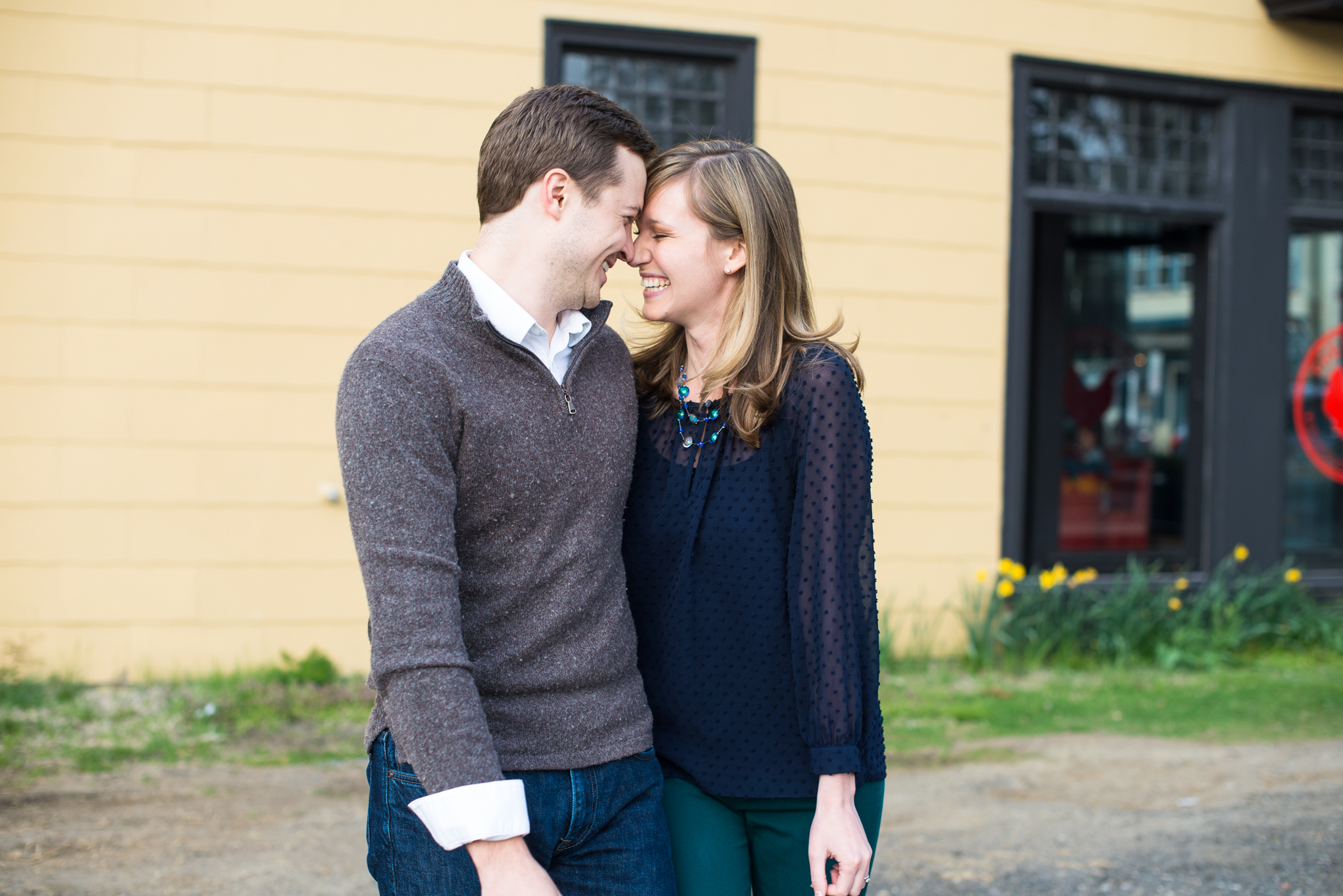 Sara + Josh - Downtown Swedesboro New Jersey Engagement Session - Alison Dunn Photography photo