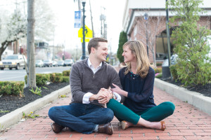 Sara + Josh - Downtown Swedesboro New Jersey Engagement Session - Alison Dunn Photography photo