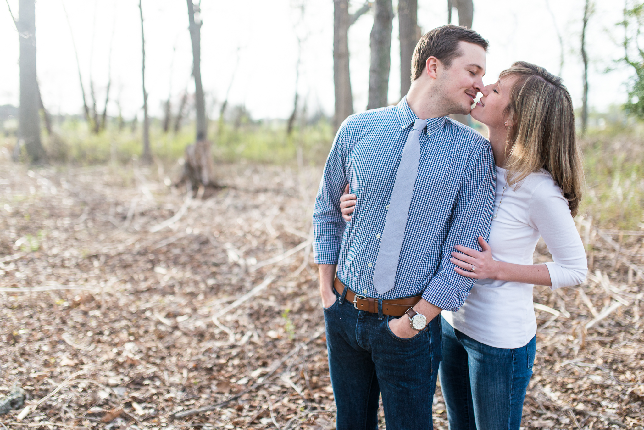 Sara + Josh - Thompson Family Park - Mickelton New Jersey Engagement Session - Alison Dunn Photography photo