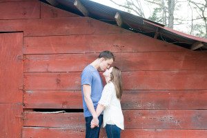 Valerie+Trevor - Red Barn - Media Pennsylvania Engagement Session - Alison Dunn Photography photo