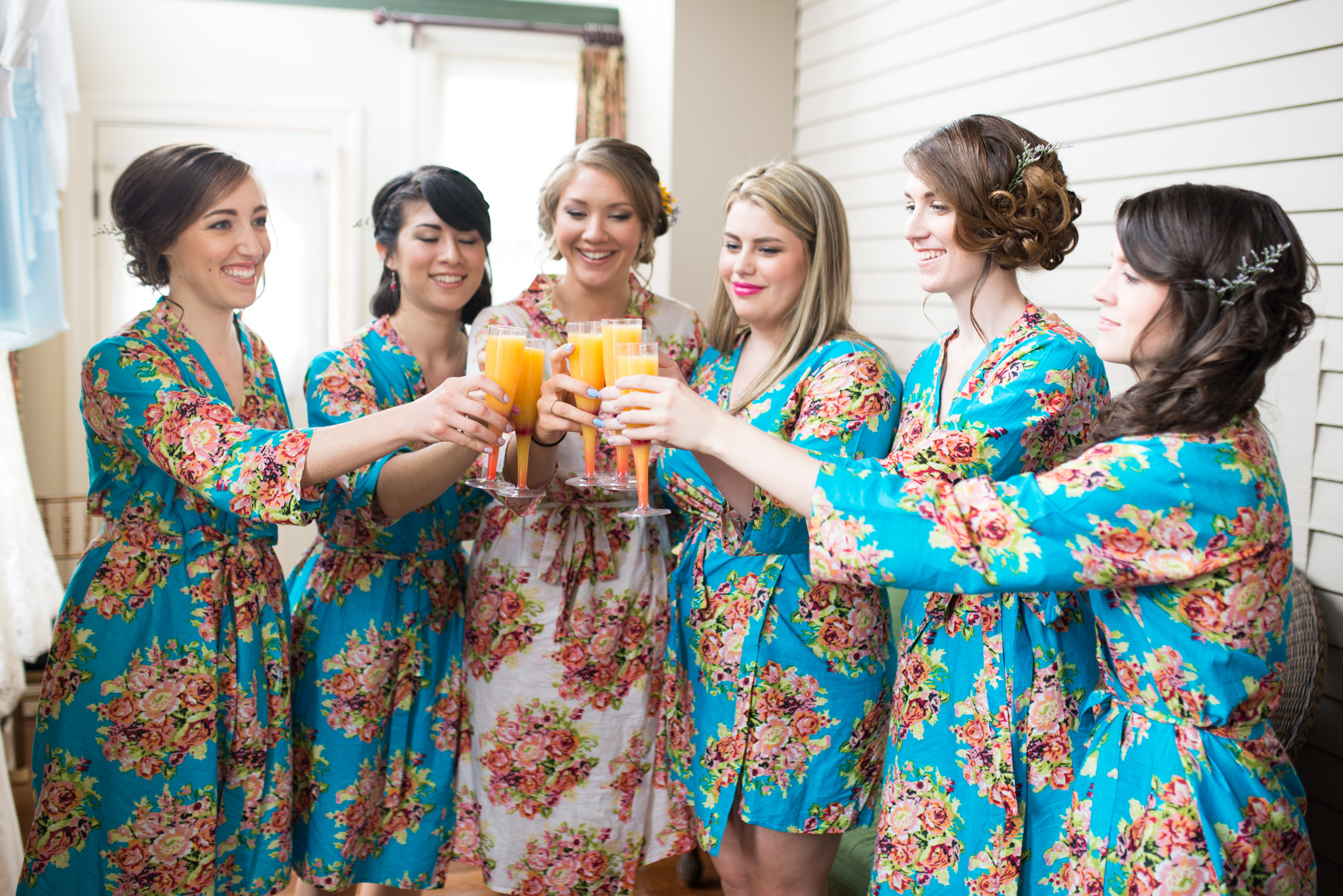 12-Bridesmaid Bridal Robe photo