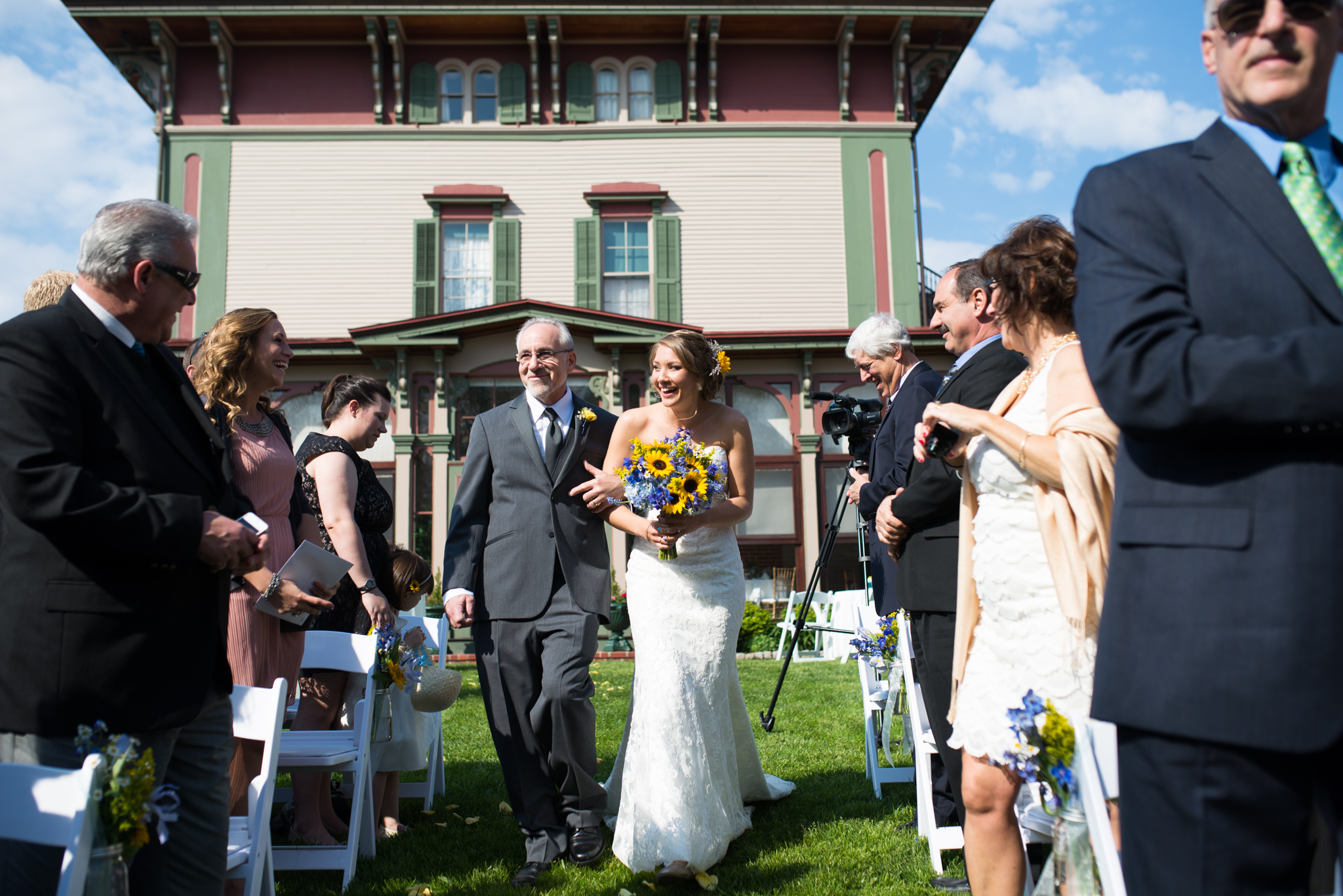 Mike+Alyssa - Cape May Southern Mansion Wedding Ceremony photo