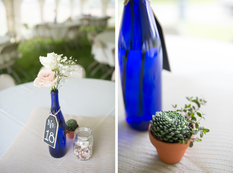 Succulent Wedding Centerpiece photo