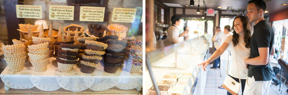 1 -George + Michelle - Premise Maid Breinigsville Ice Cream Engagement Session photo