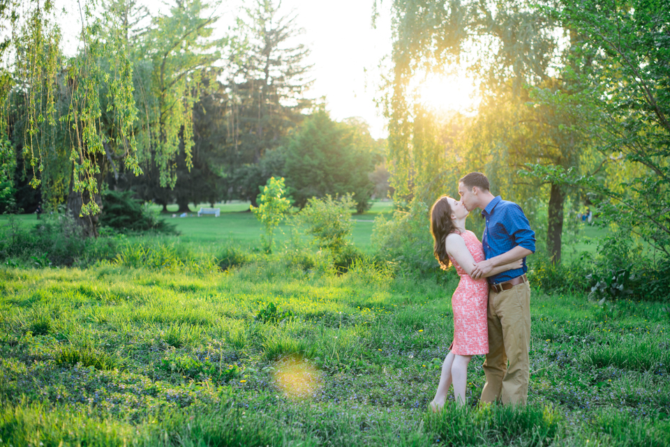 George + Michelle - Allentown Memorial Rose Garden Engagement Session Picnic - Alison Dunn Photography photo