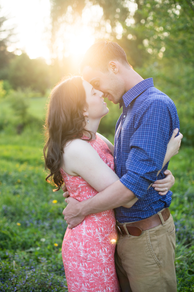 George + Michelle - Allentown Memorial Rose Garden Engagement Session Picnic - Alison Dunn Photography photo