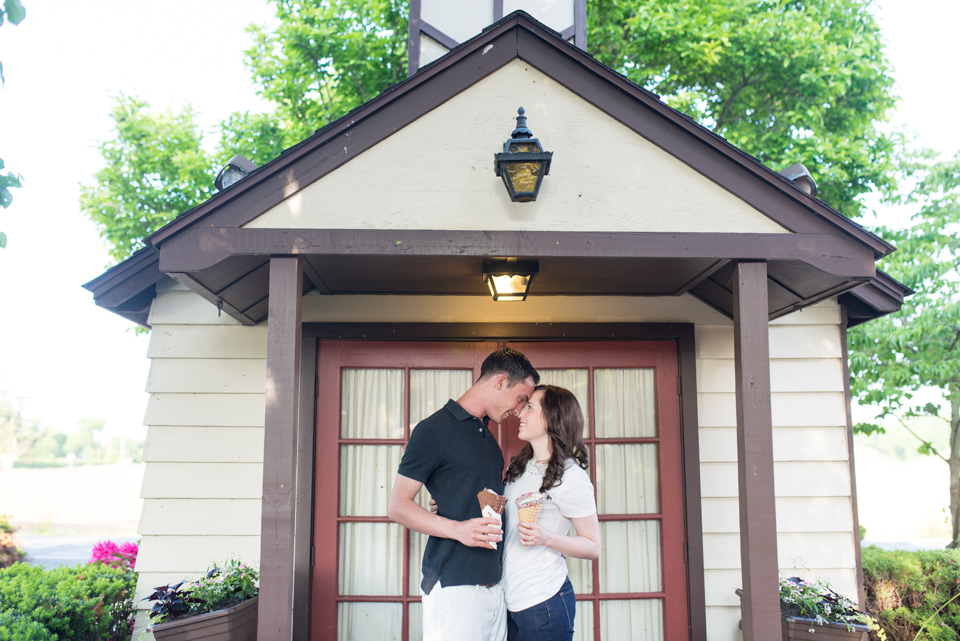 George + Michelle - Premise Maid Breinigsville Ice Cream Engagement Session photo