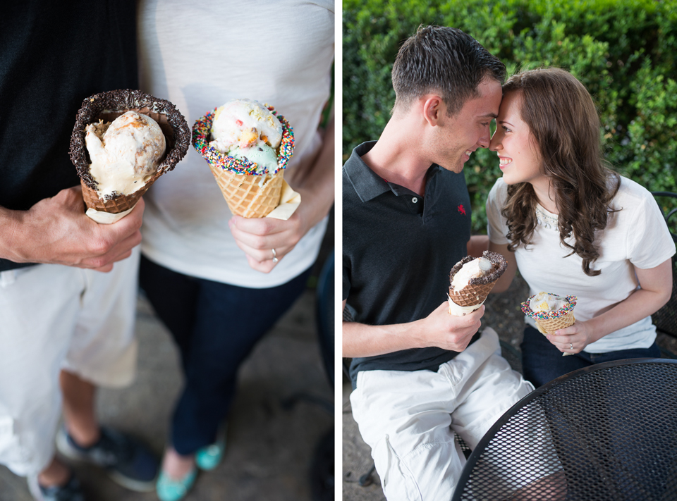 George + Michelle - Premise Maid Breinigsville Ice Cream Engagement Session photo