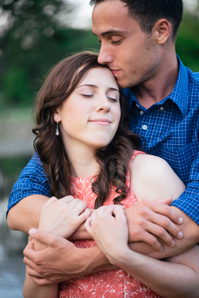 30 - George + Michelle - Allentown Memorial Rose Garden Engagement Session Picnic - Alison Dunn Photography photo