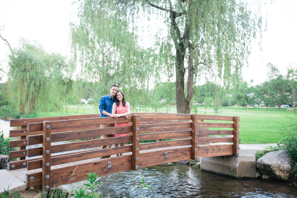 31 - George + Michelle - Allentown Memorial Rose Garden Engagement Session Picnic - Alison Dunn Photography photo
