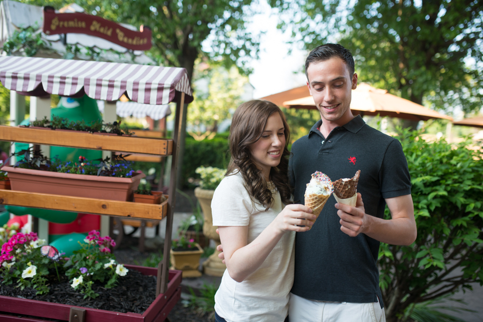 George + Michelle - Premise Maid Breinigsville Ice Cream Engagement Session photo