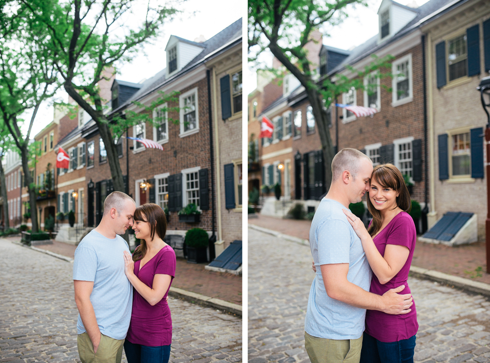 Lauren + Steve - Old City Engagement Session - Alison Dunn Photography photo