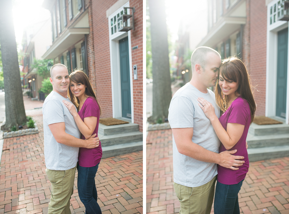 Lauren + Steve - Old City Engagement Session - Alison Dunn Photography photo