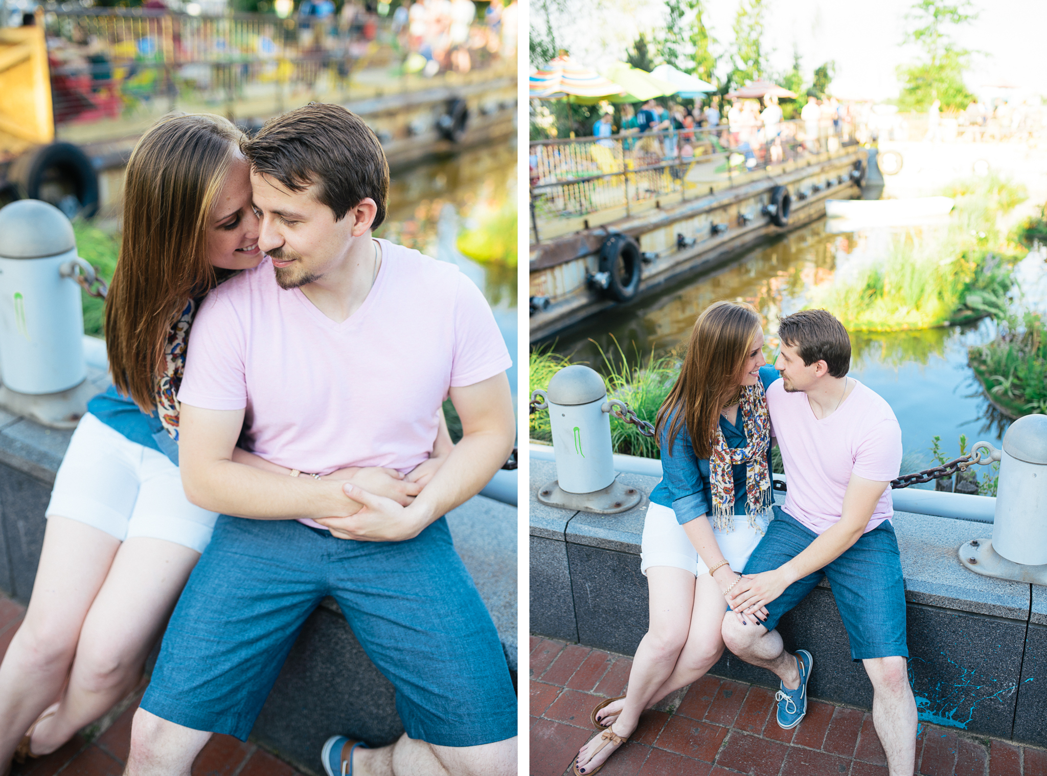 Spruce Street Harbor Park Philadelphia Engagement Session Photo