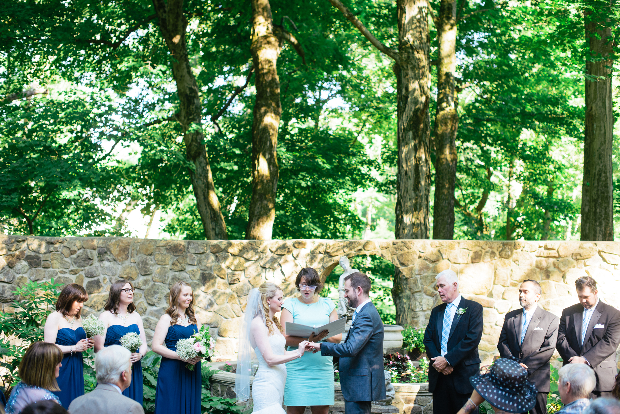 44 - Maggie + Tom - Bernardsville New Jersey Backyard Wedding - Alison Dunn Photography photo