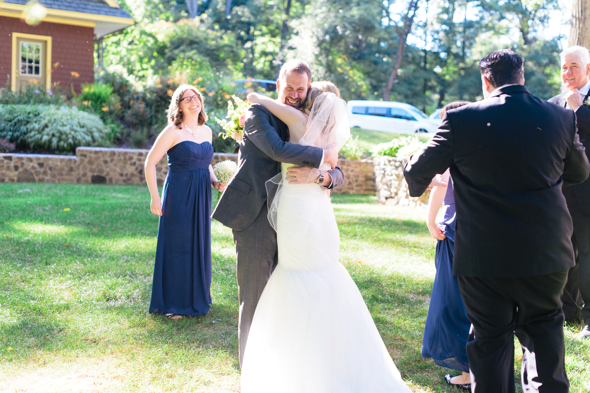 47 - Maggie + Tom - Bernardsville New Jersey Backyard Wedding - Alison Dunn Photography photo