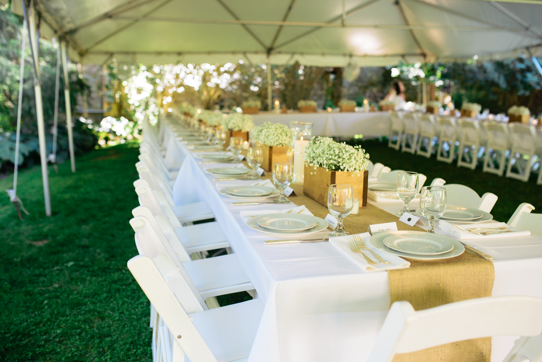 Bernardsville New Jersey Backyard Wedding Reception photo