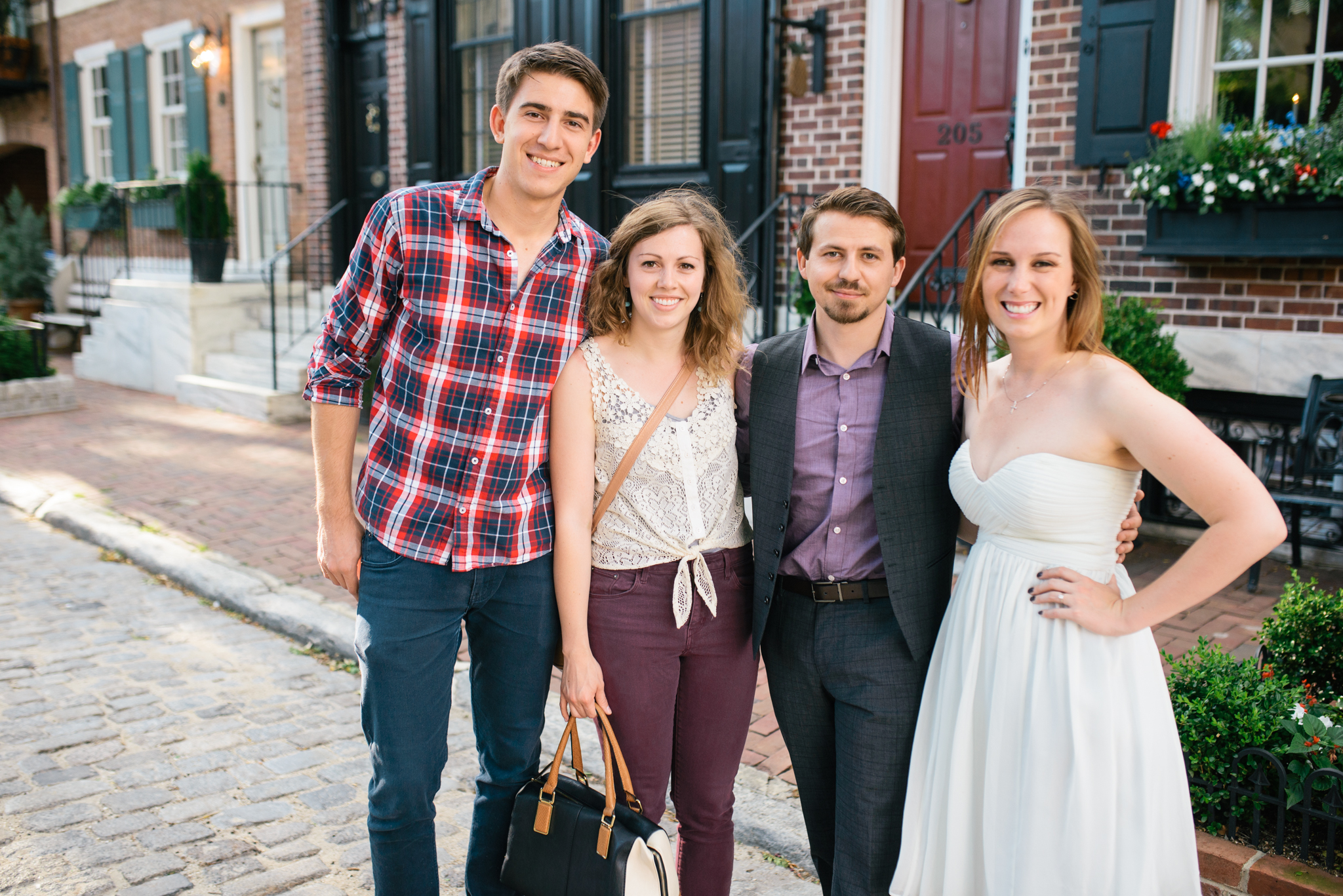 7 - Alex + Kamil - Old City Philadelphia Engagement Session - Alison Dunn Photography photo