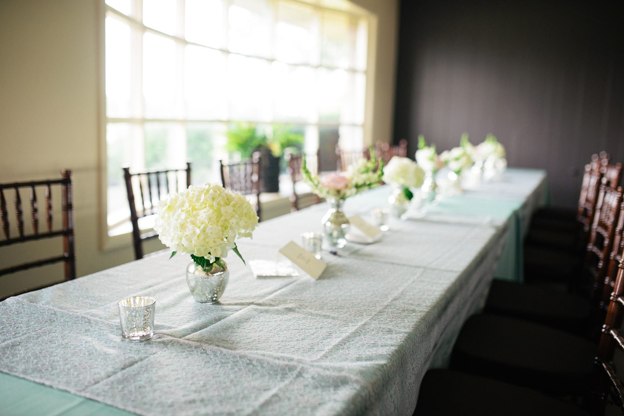 Mint Table Cloth Lace Overlay Wedding Place Setting photo